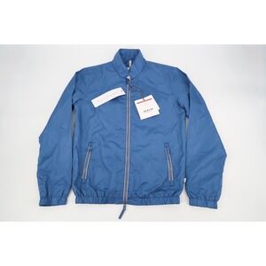 AT.P.CO Jacket Mens XS Blue Bomber Windbreaker‎ Lightweight Full Zip NEW